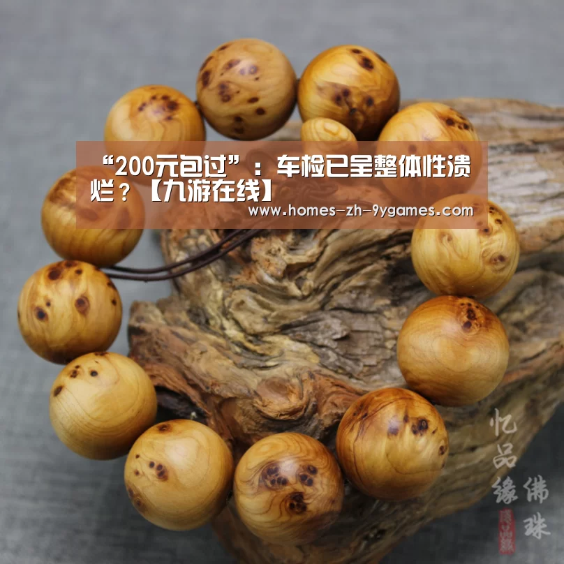 “200元包过”：车检已呈整体性溃烂？【九游在线】